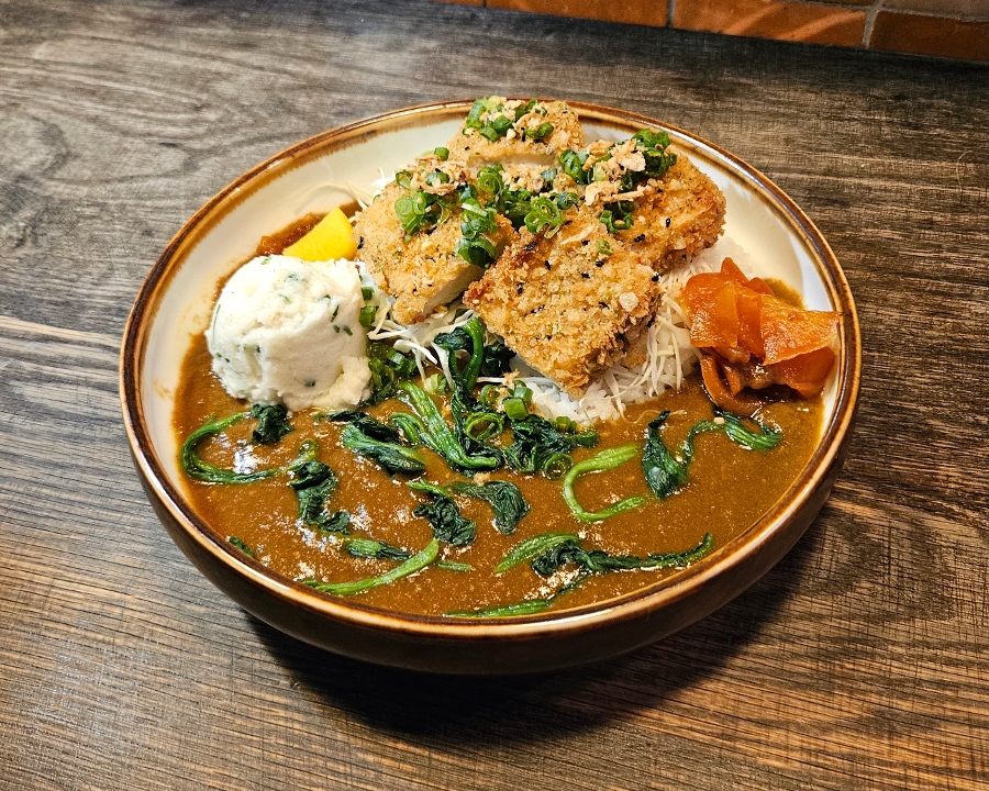 Tofu Curry Plate.