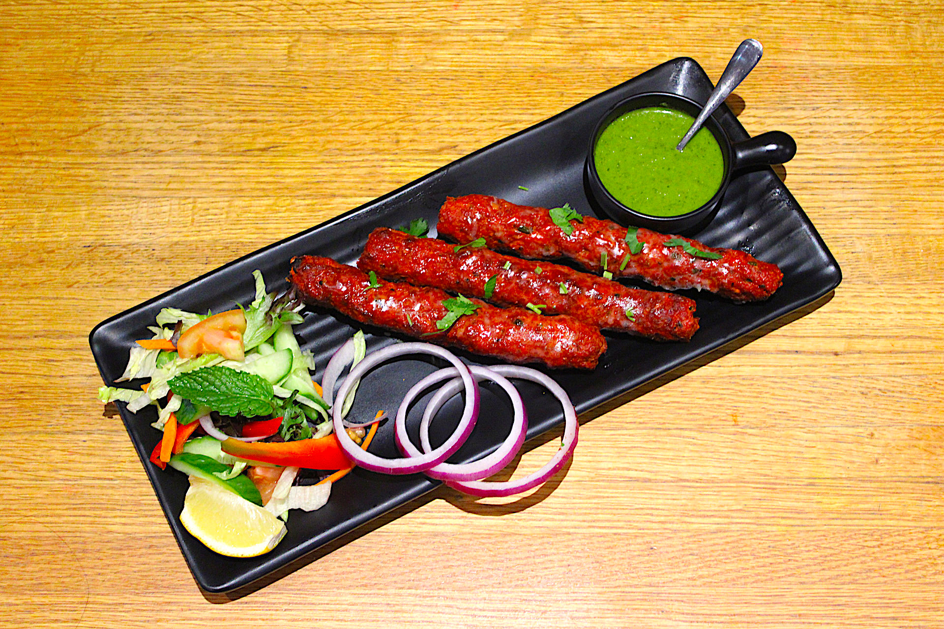 Lamb Seekh Kabab.