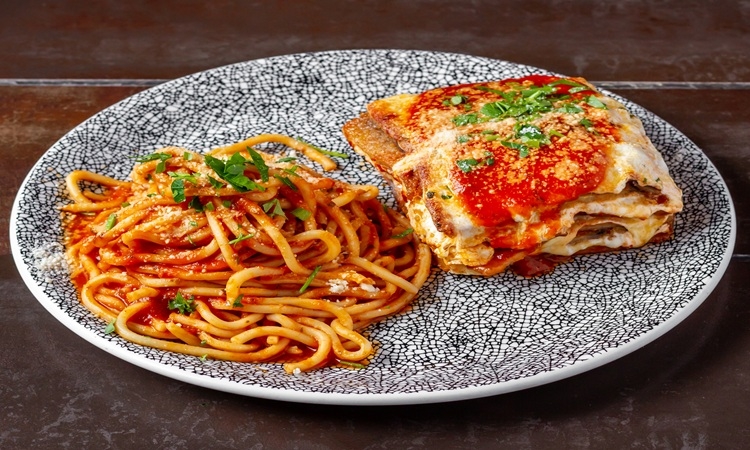 Eggplant Parmigiana.