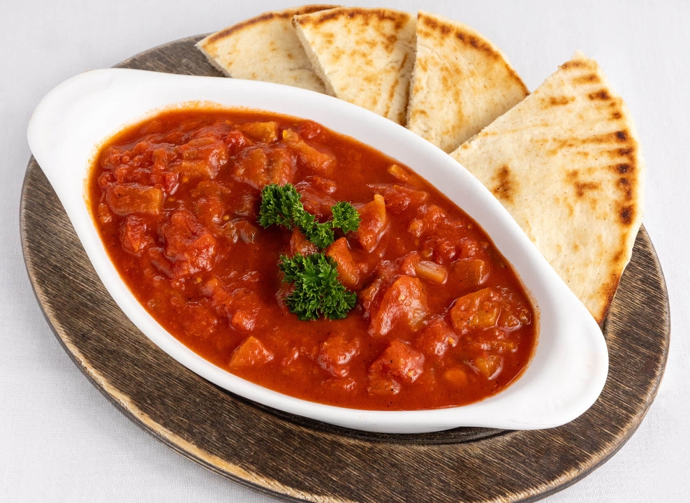 Lunch Veggie Saute, Pita.