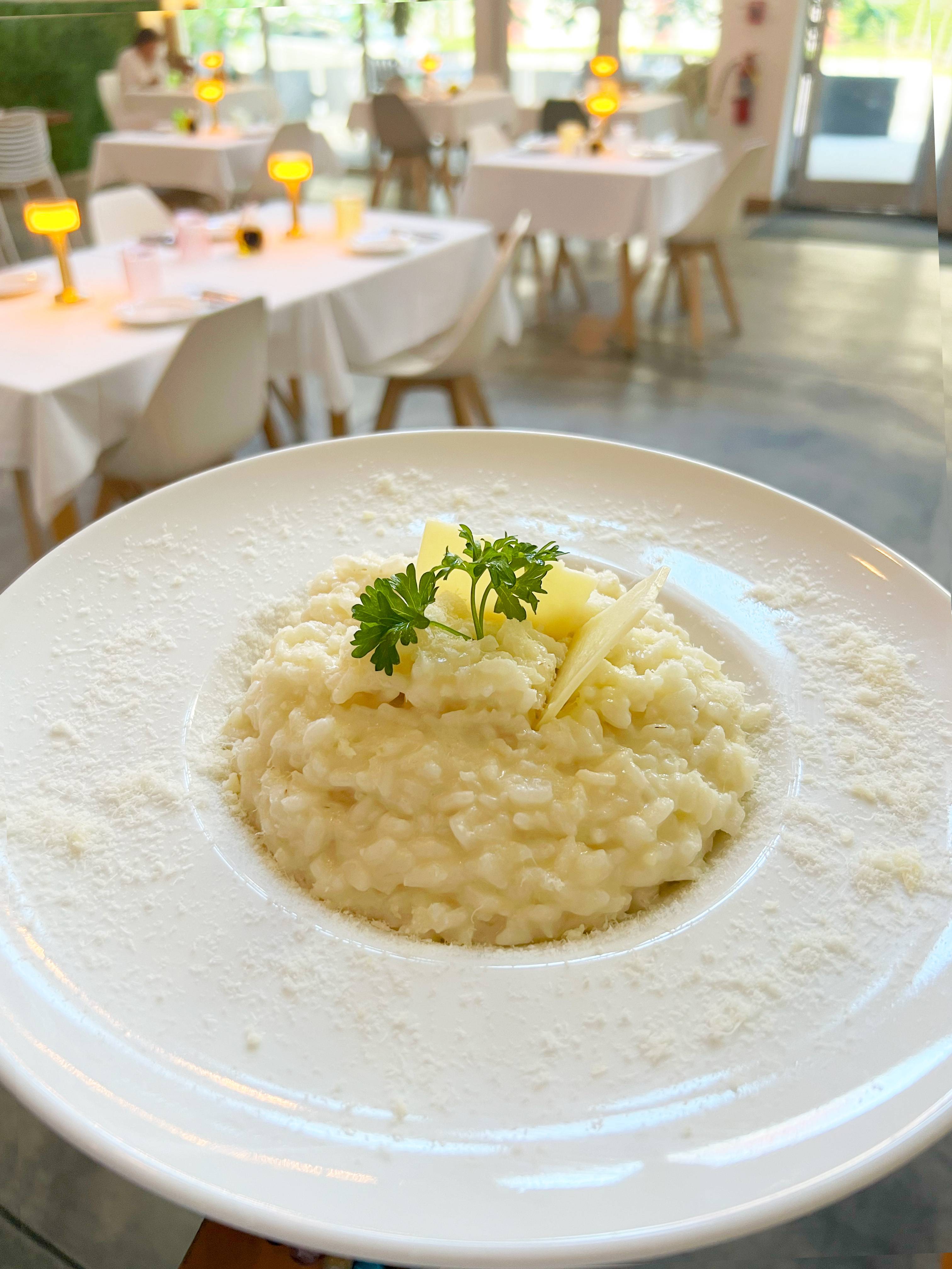 Risotto al Parmigiano.