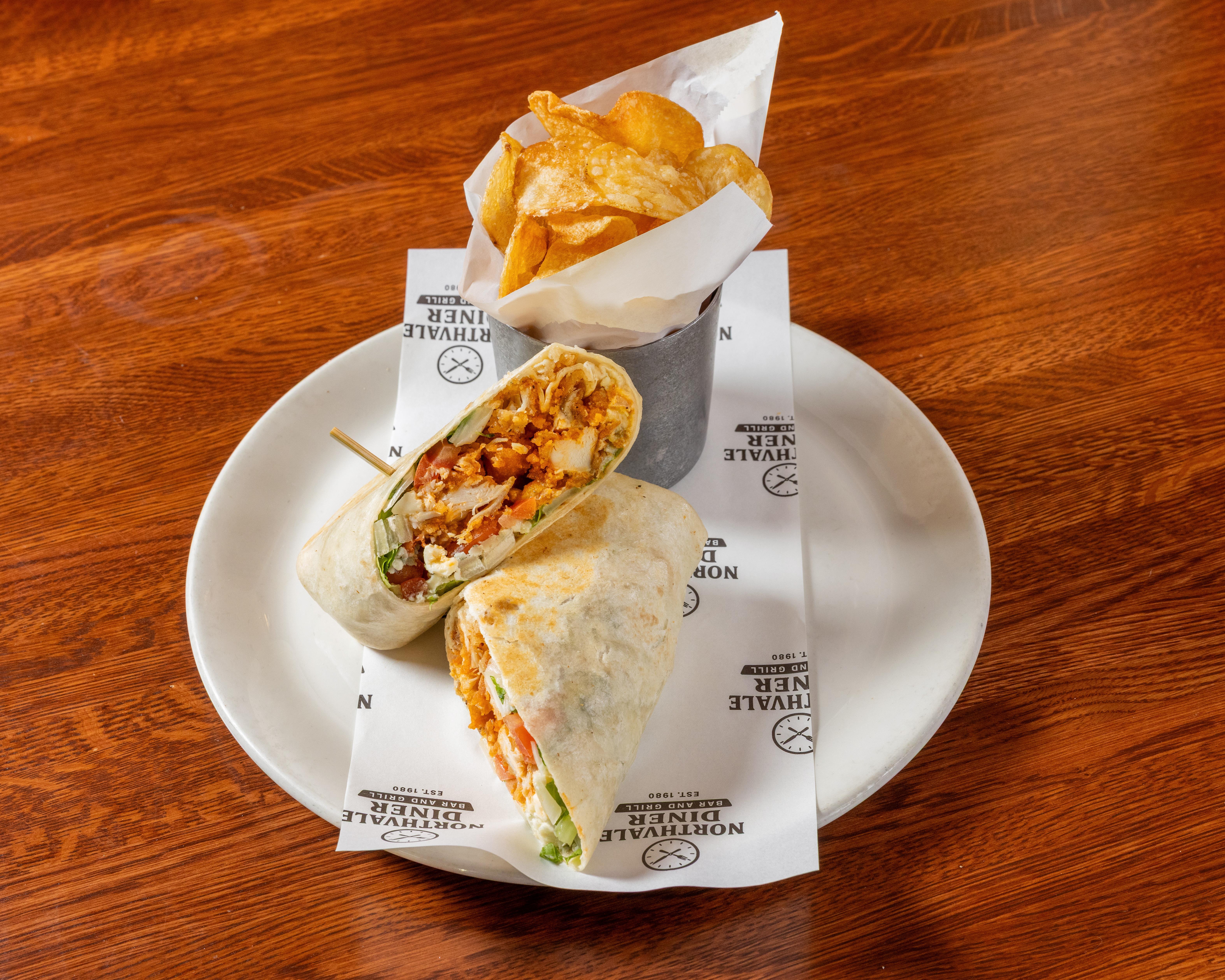 Buffalo Crispy Chicken Wrap.