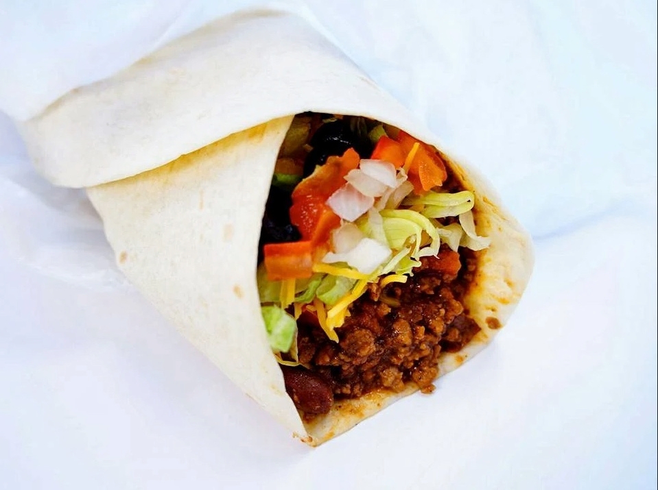 Pecos Bill Chili Burrito.