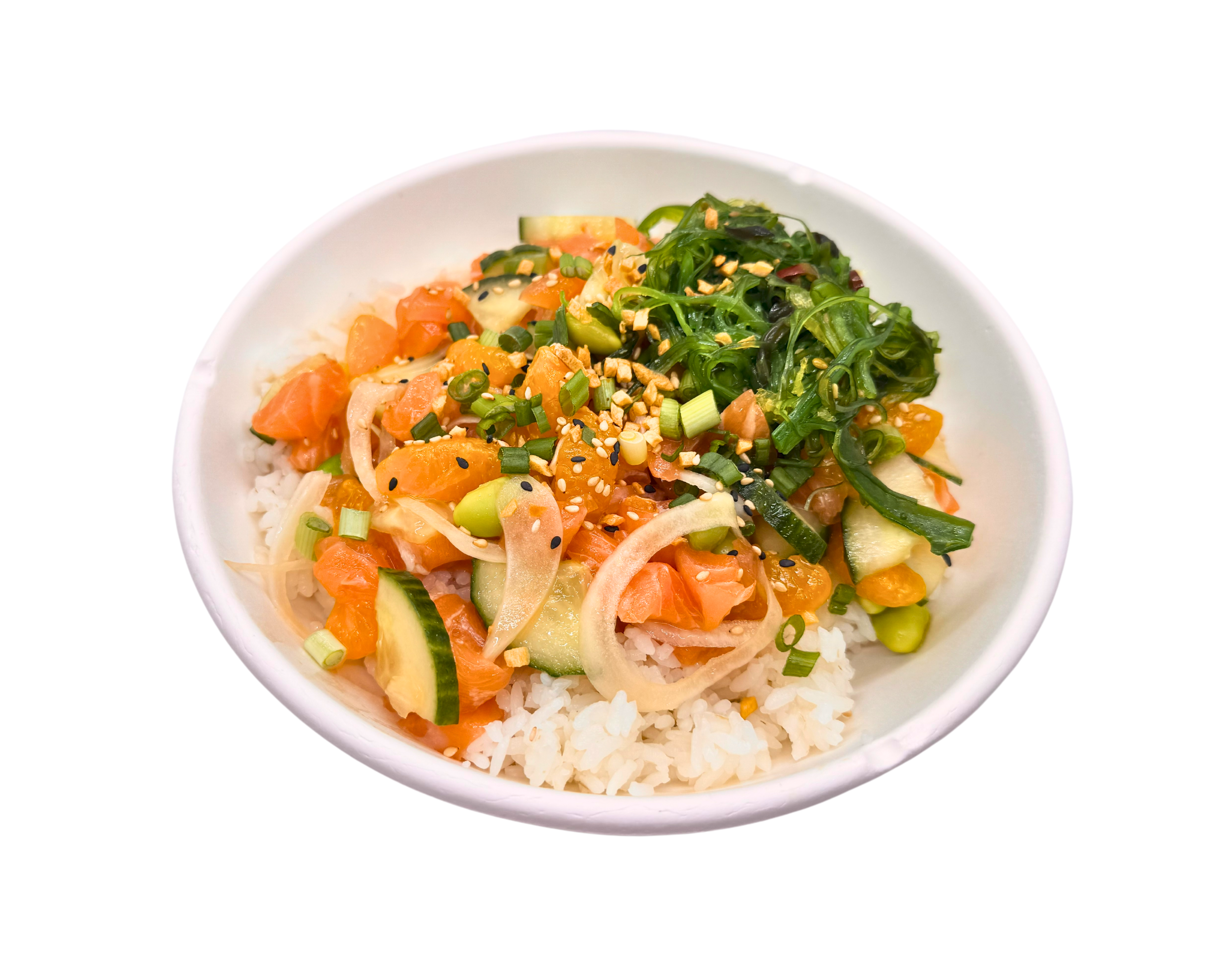 Yuzu Ponzu Salmon Poke - Regular (2 proteins).