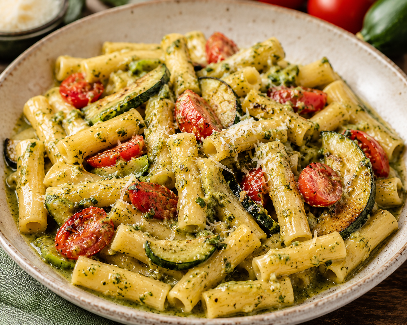 Garden Pesto Chicken Pasta - O.