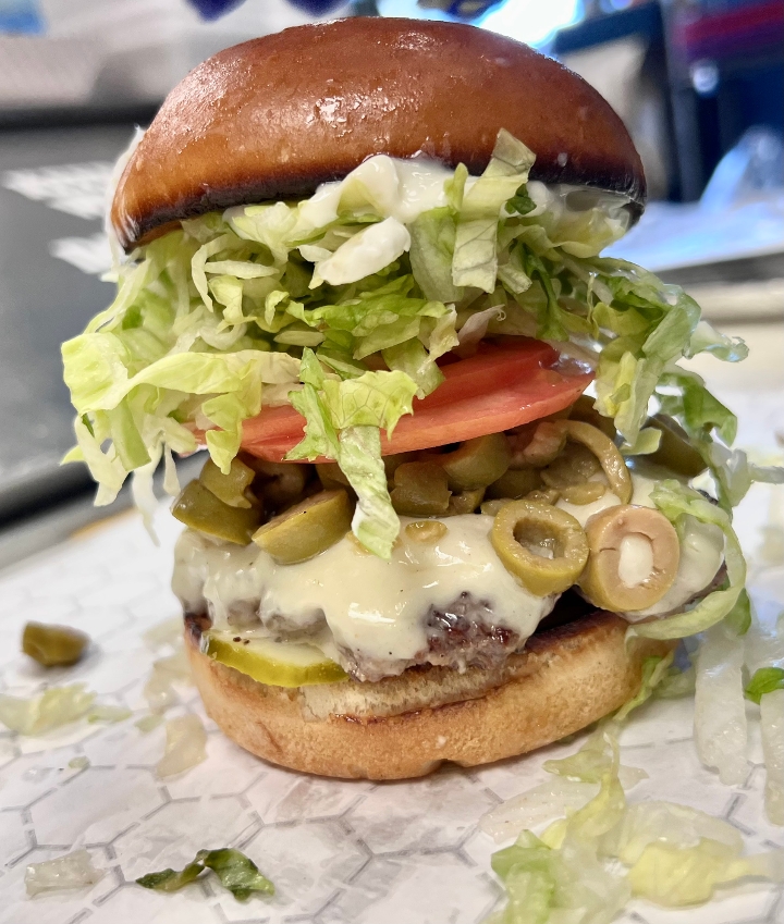 Olive Burger.