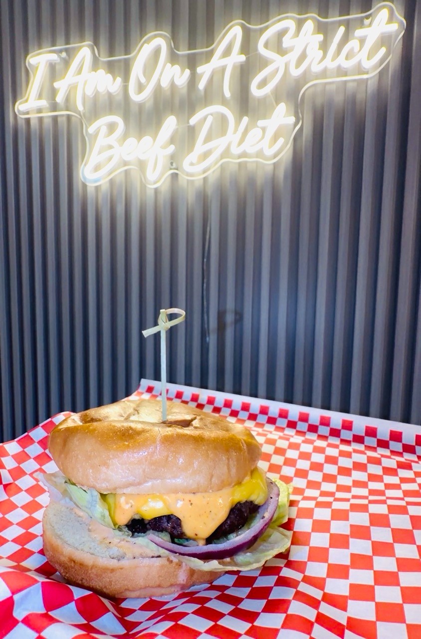 Deluxe Beef Burger.