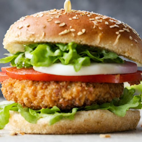 Crunchy Delight Burger (Veg).