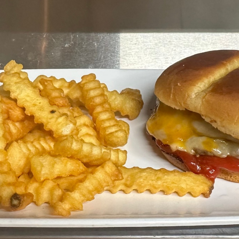 K Burger.