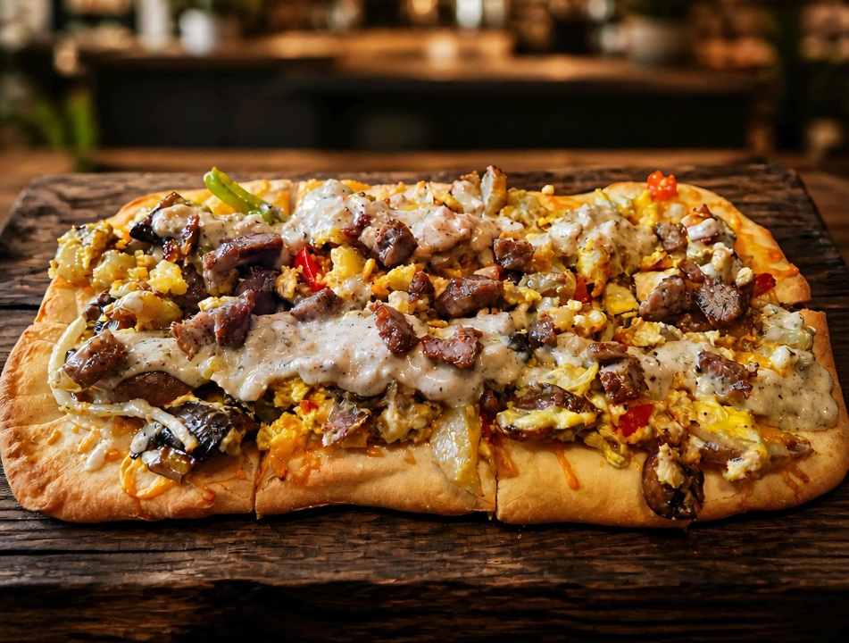 Breakfast Flatbread.