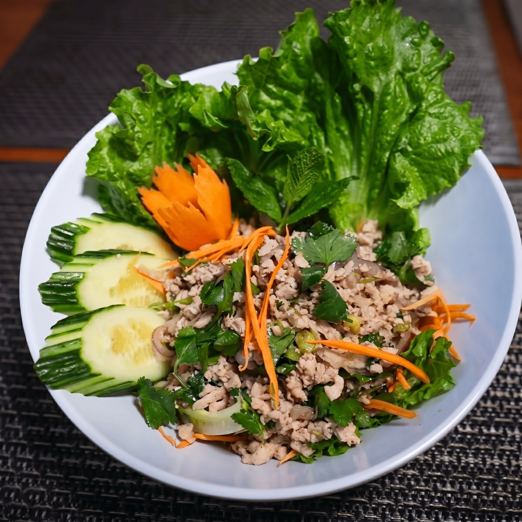 Chicken Laab Salad.