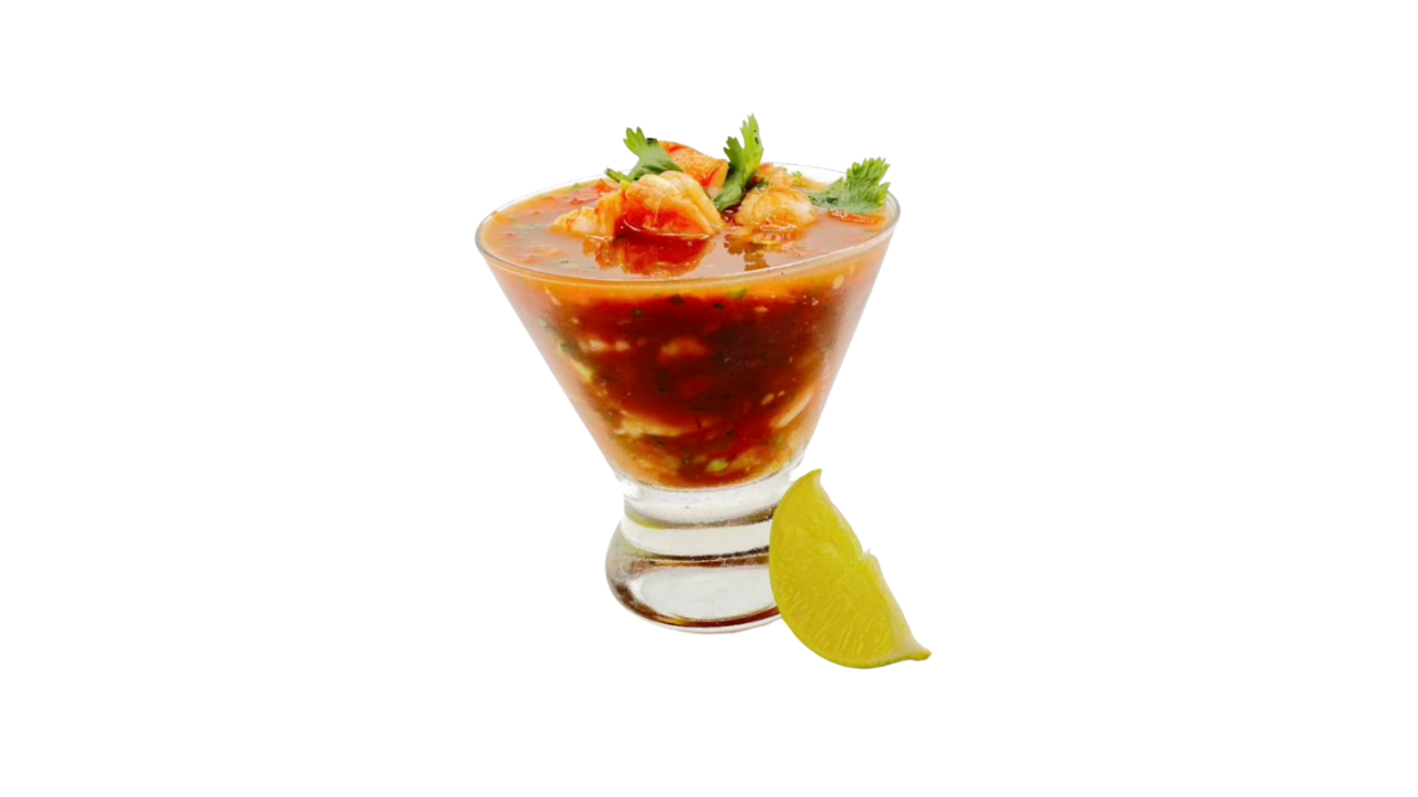 Shrimp Ceviche Cocktail.