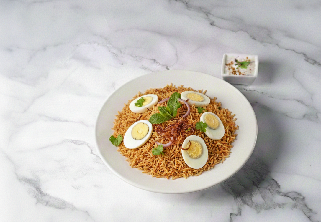 ULAVACHARU EGG BIRYANI.