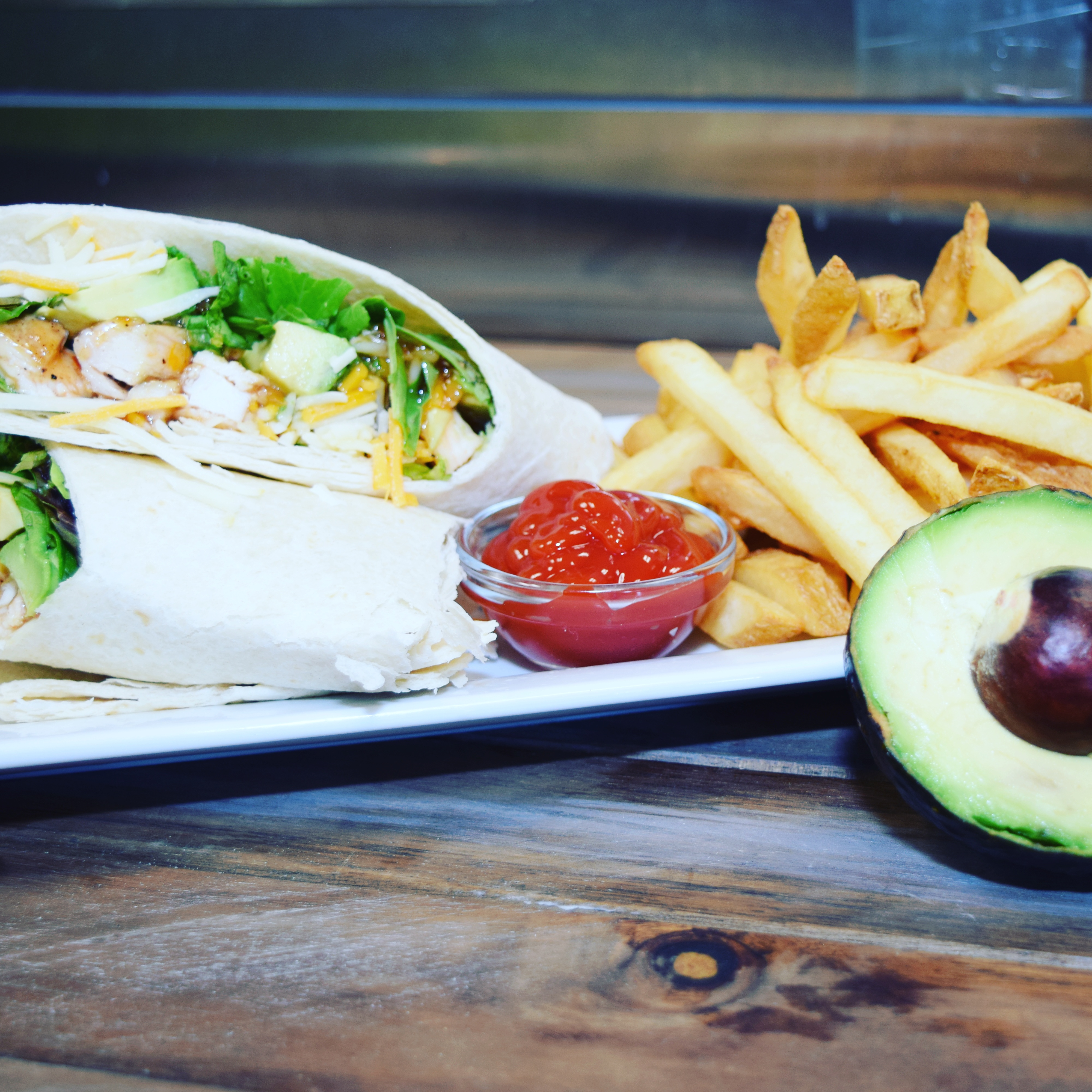 Chicken & Avocado Wrap.