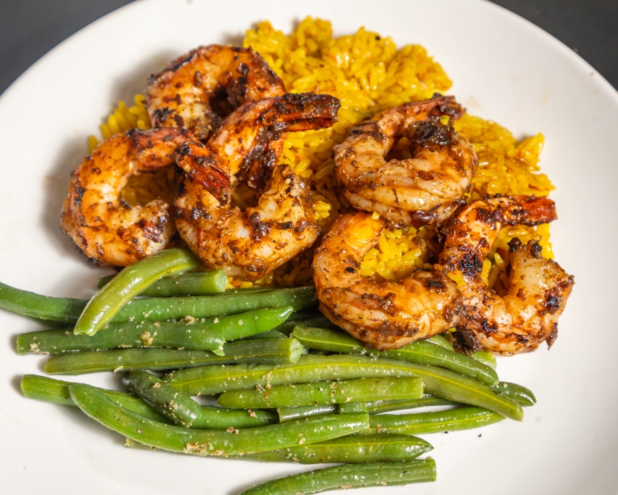 Jerk Shrimp.