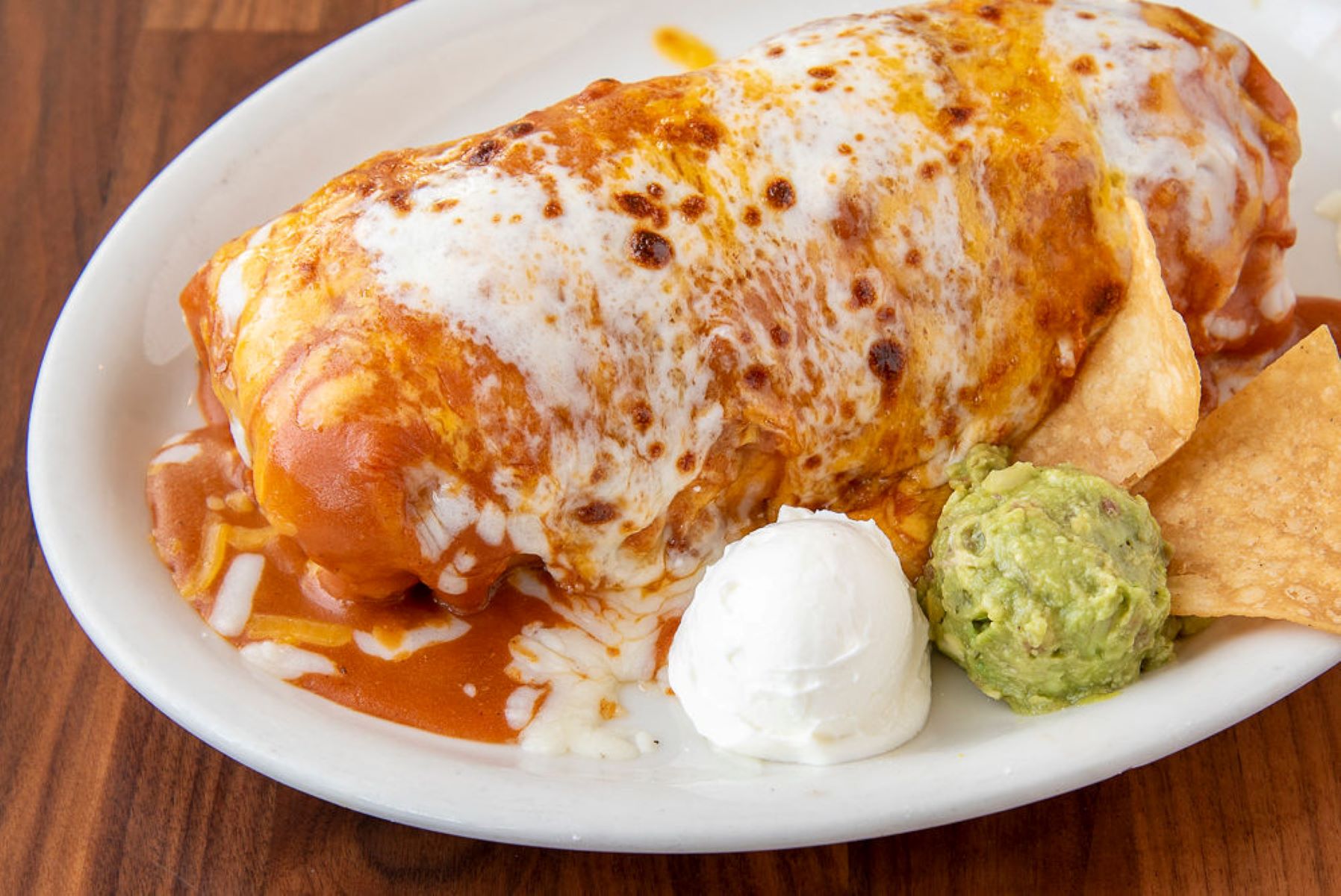 Wet Gourmet Breakfast Burritos.