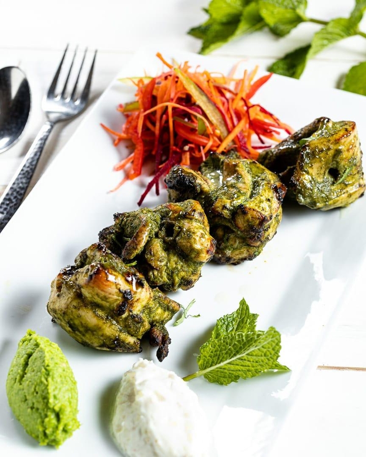 Hariyali Chicken Tikka (GF).