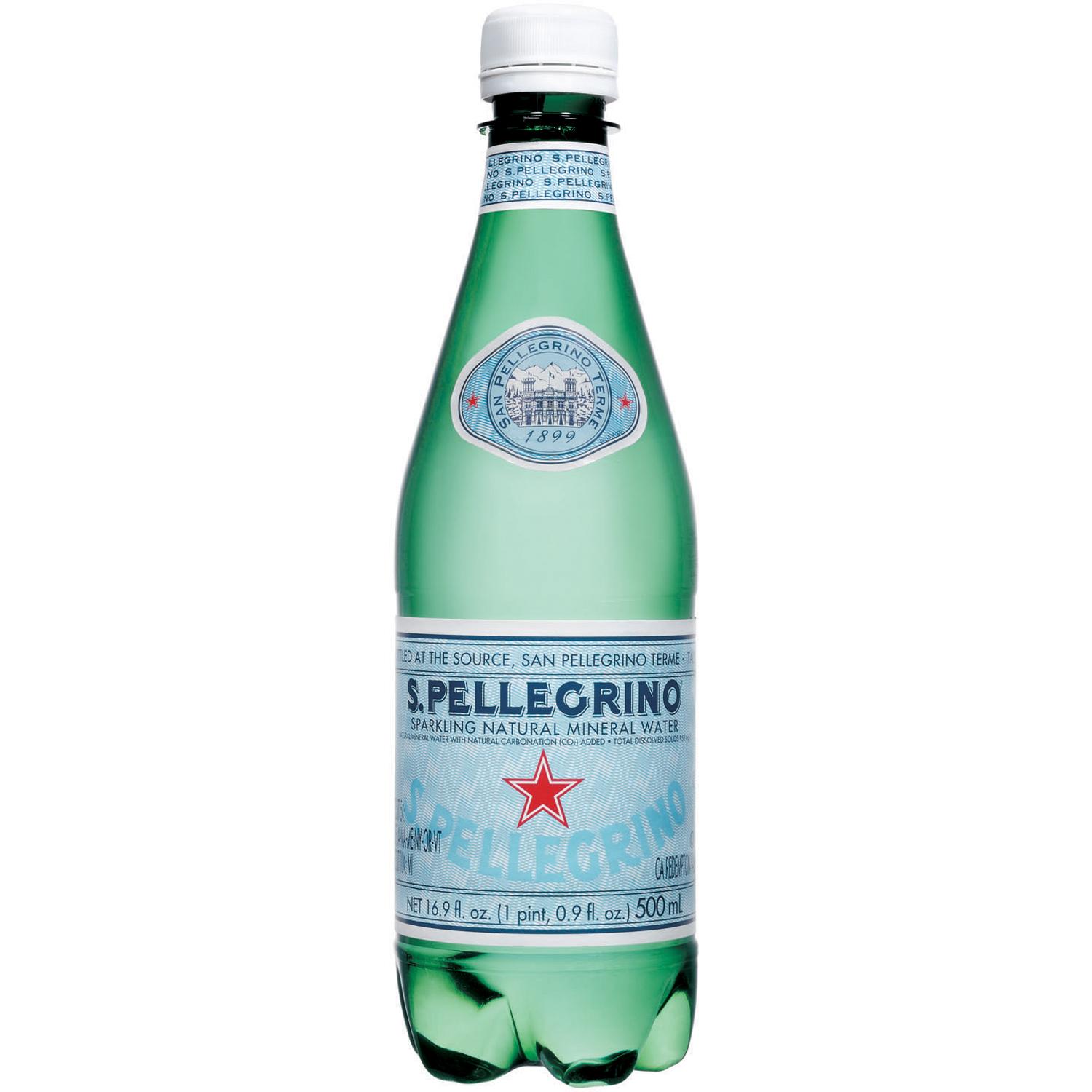 San Pellegrino Sparkling Natural Mineral Water - 16.9 Fl Oz.