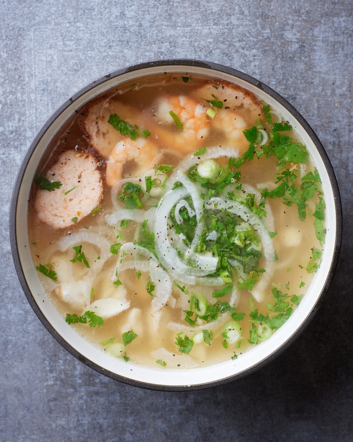 S6 Bánh Canh Cua - Crab Tapioca Noodle Soup.