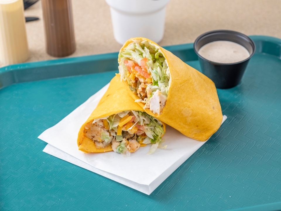 Spicy Chicken Wrap.