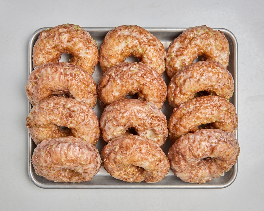 Coconut Lime Cake Donut.