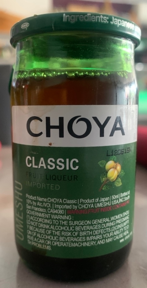 Choya Umeshu Plum wine (50 Ml).