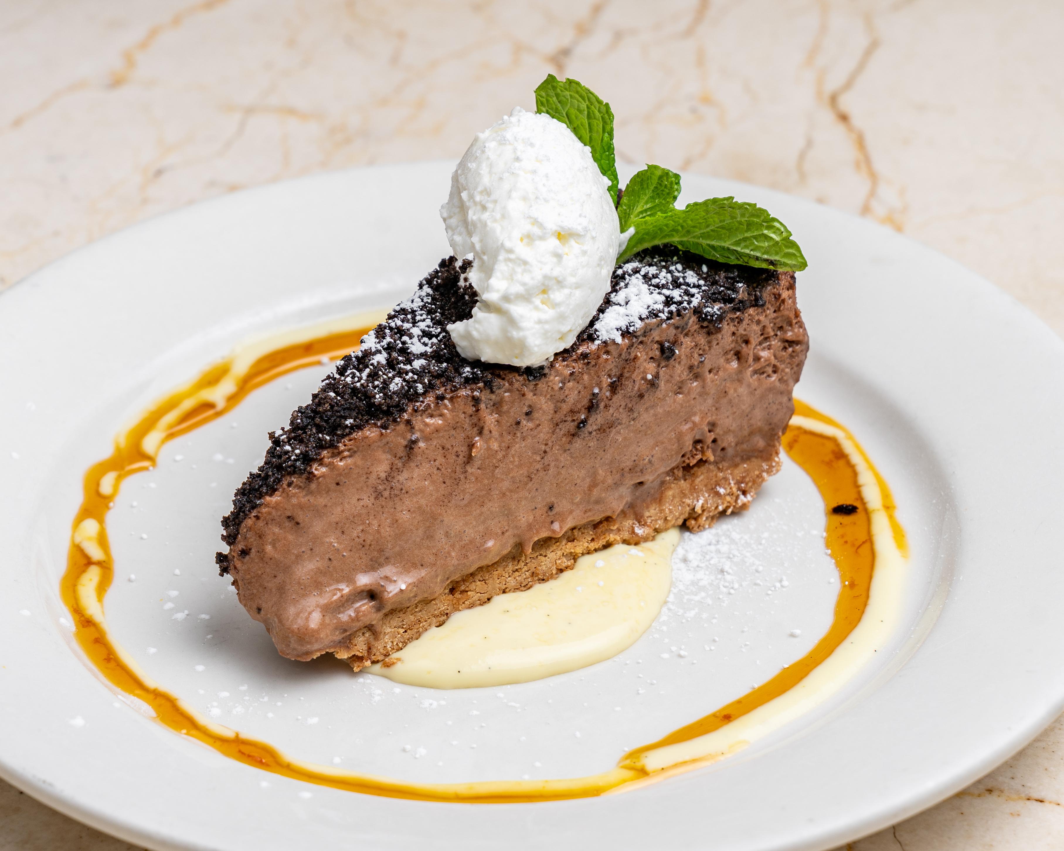 Dark Chocolate Mousse.