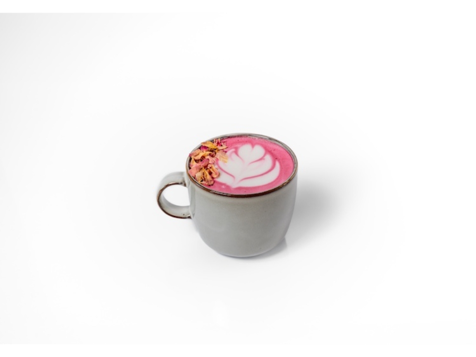 HOT BEET LATTE.