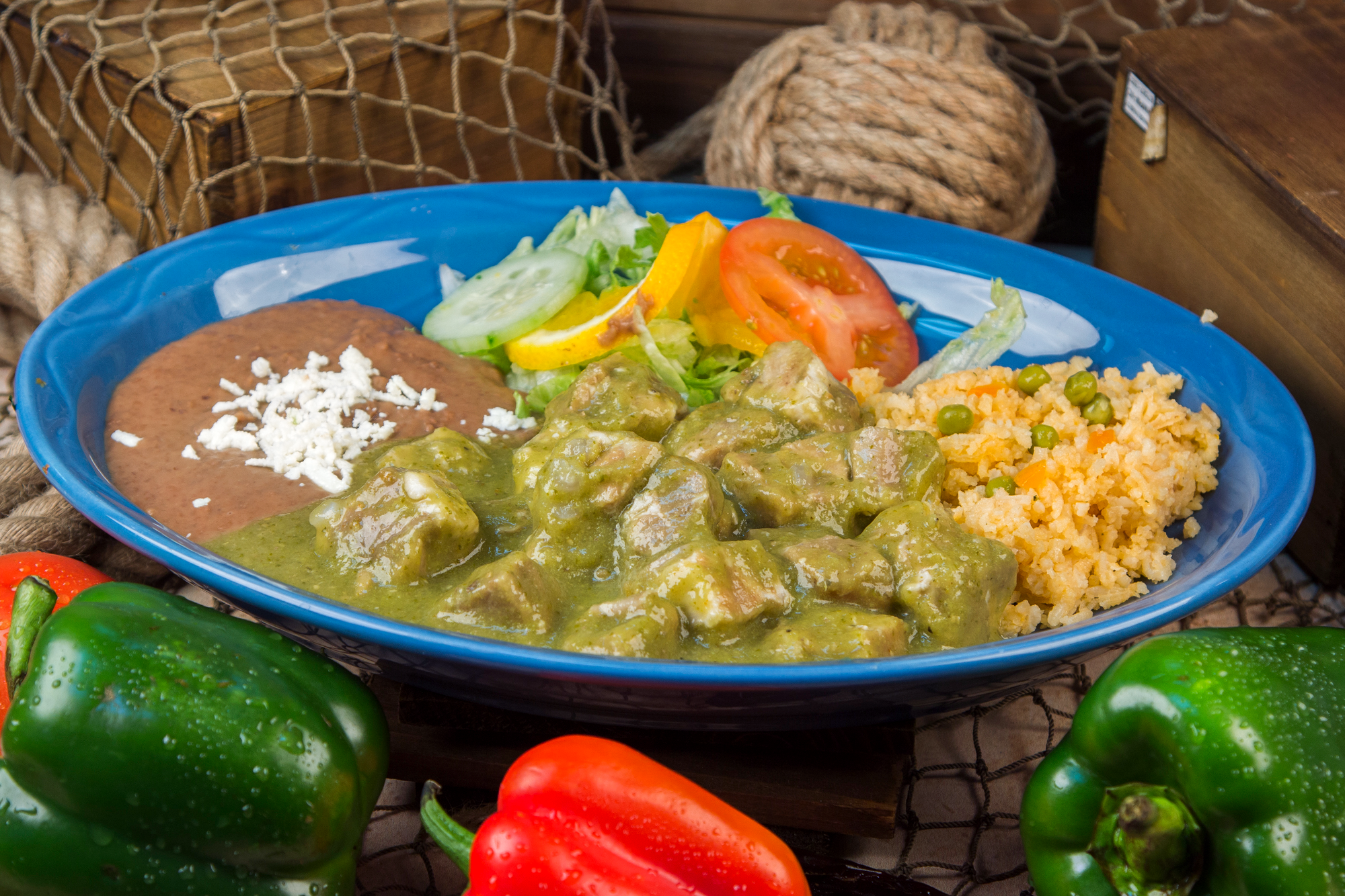 12. Costillas de Puerco en Salsa Verde / 12. Pork Ribs in Green Sauce.