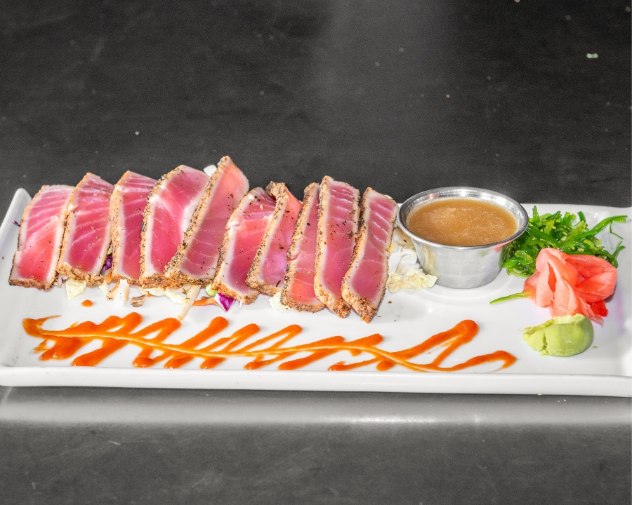 Seared Rare Tuna.