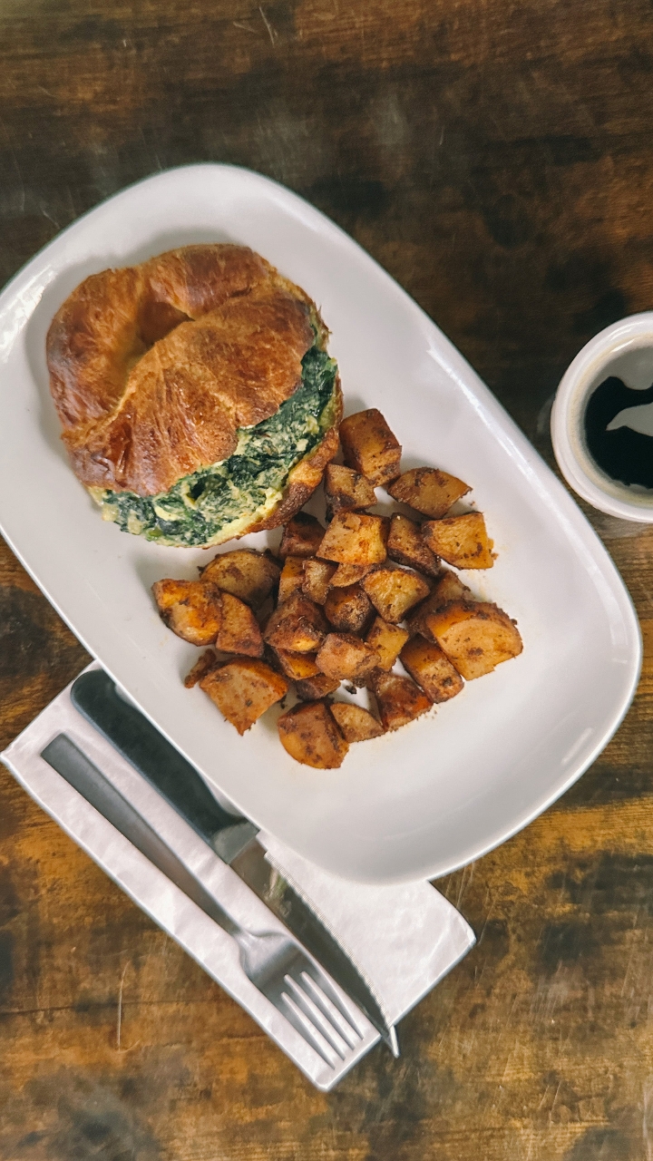 Greek Morning Combo Breakfast Sandwich Combo.