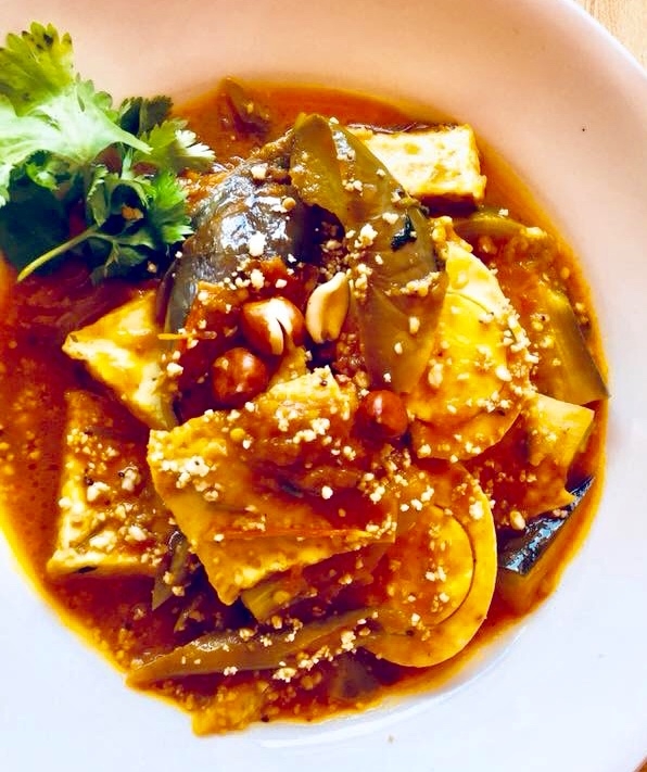 Bamboo Tofu  Curry (Myit Hin).