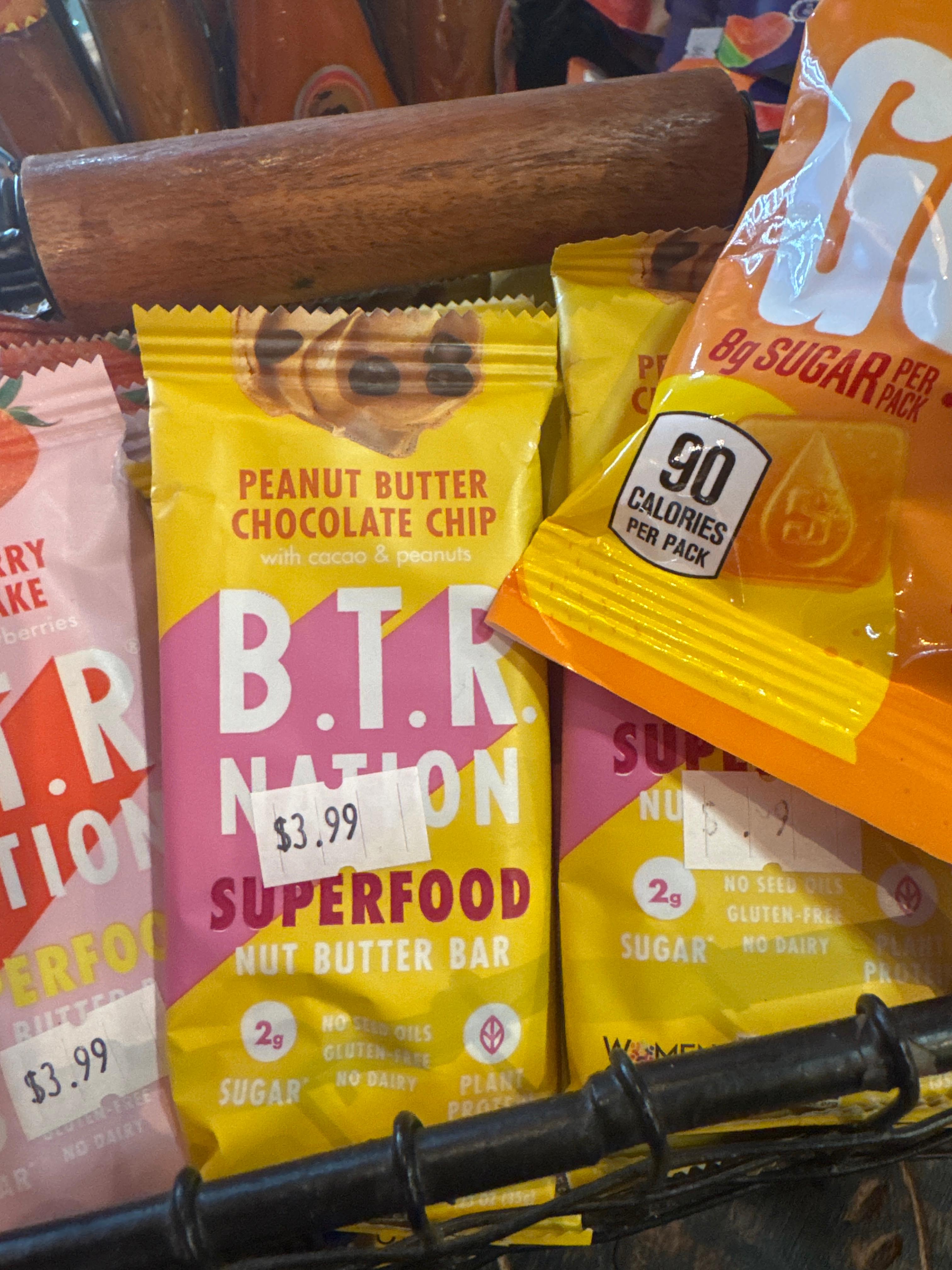 BTR Nation Superfood Nut butter Bar.