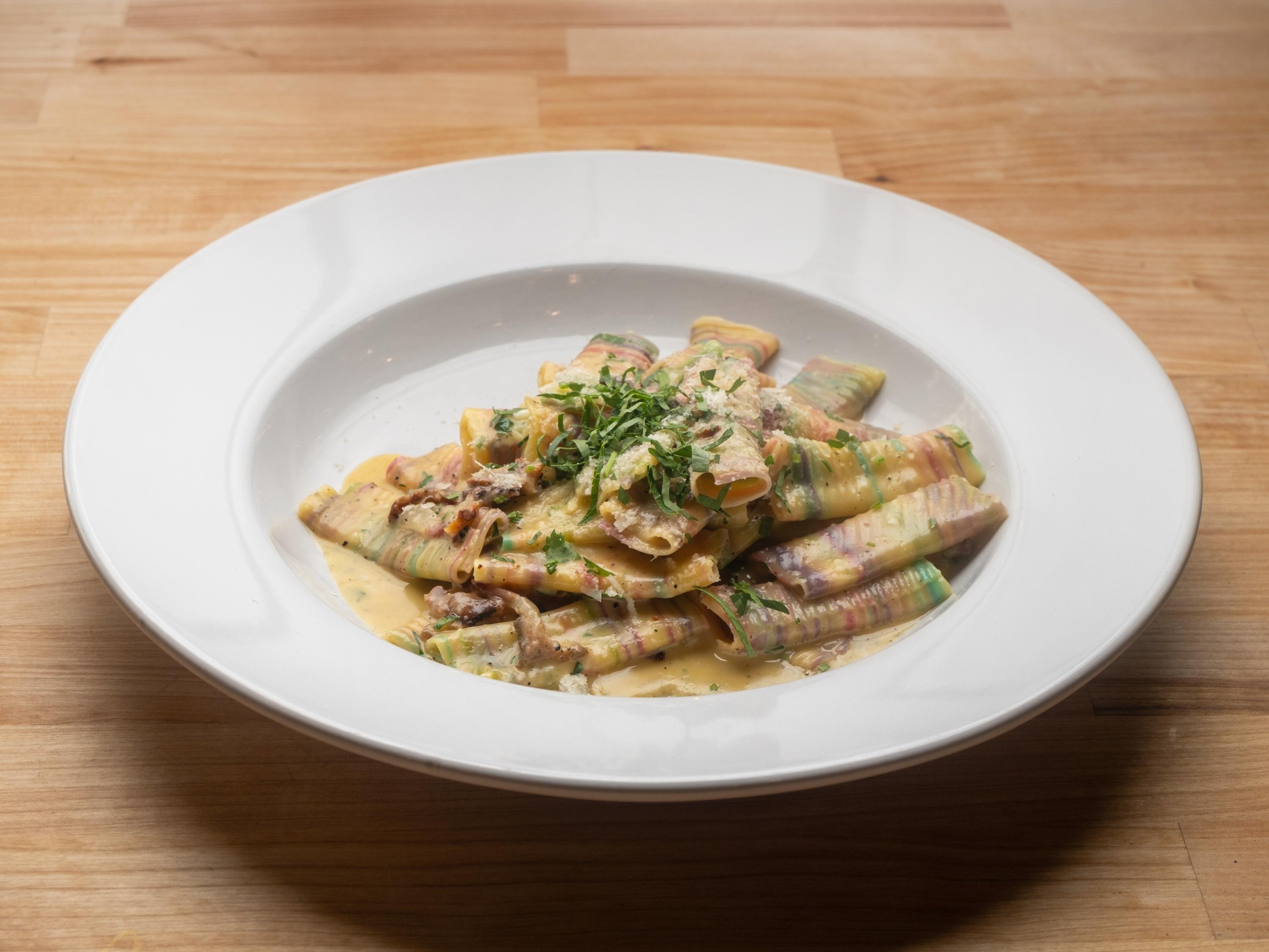 Rigatoni.
