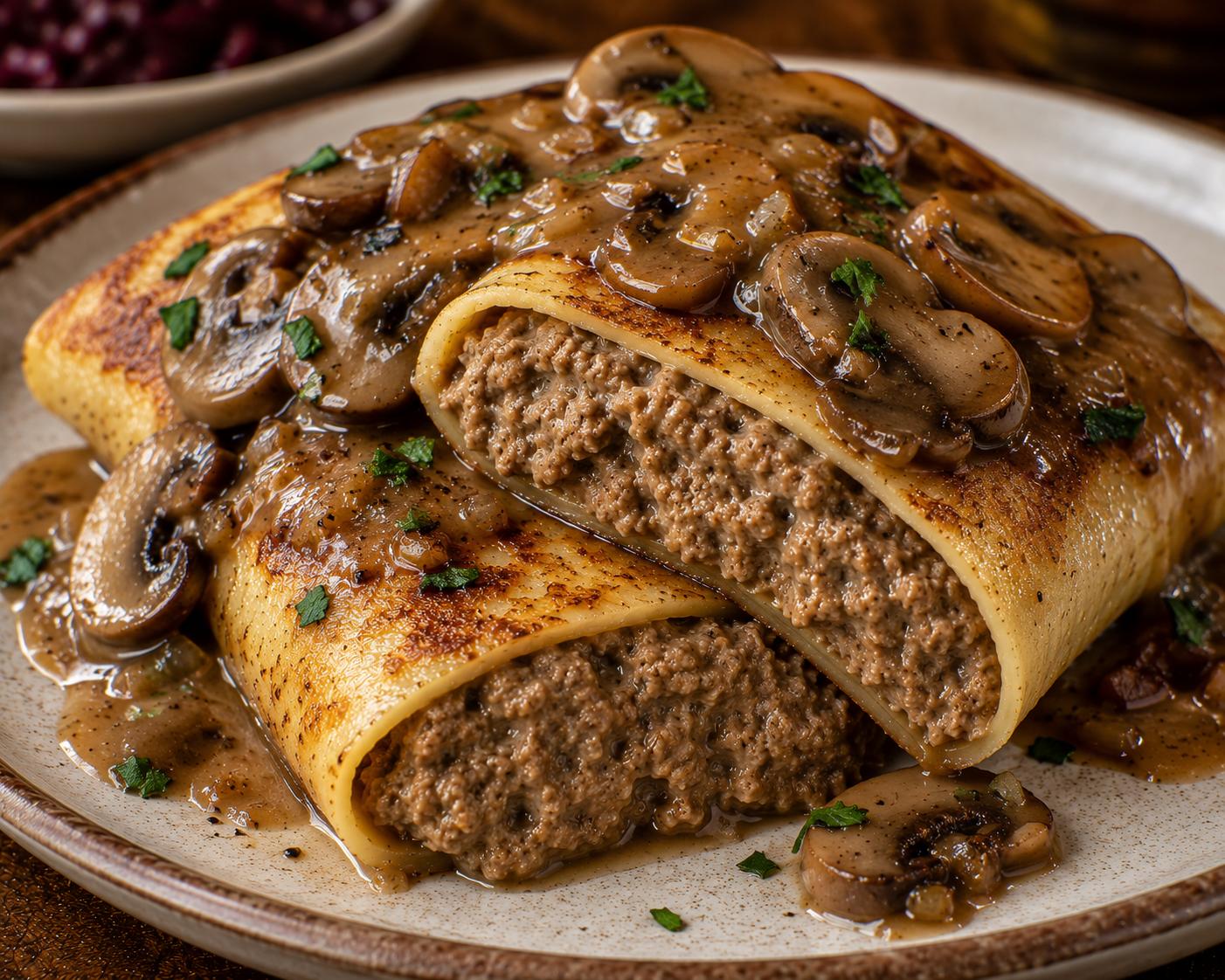 Liver Blintz.