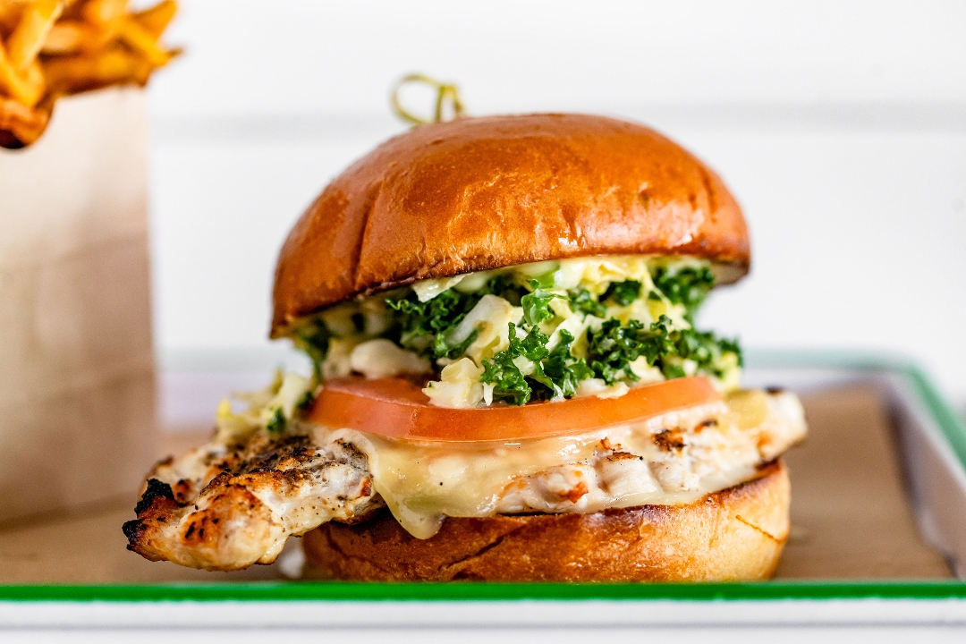 Grilled Chicken Burger.