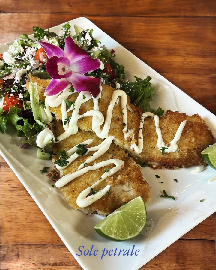 Panko-Crusted Sole Petrale.