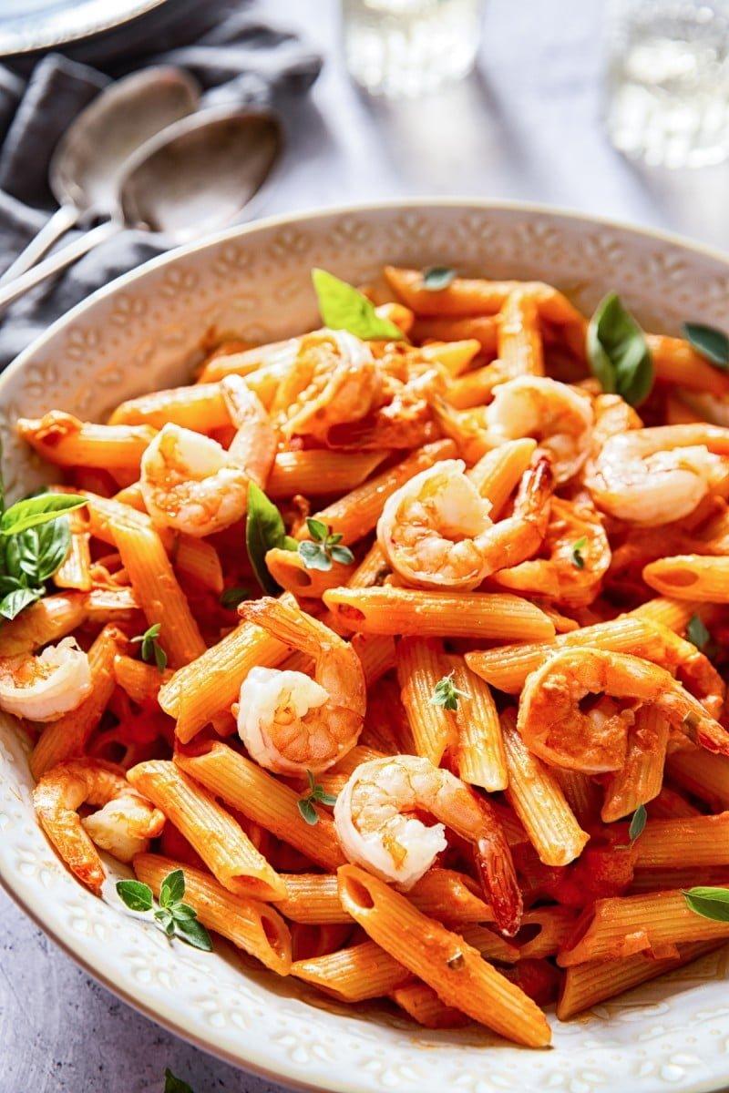 Carini Seafood Over Pasta.