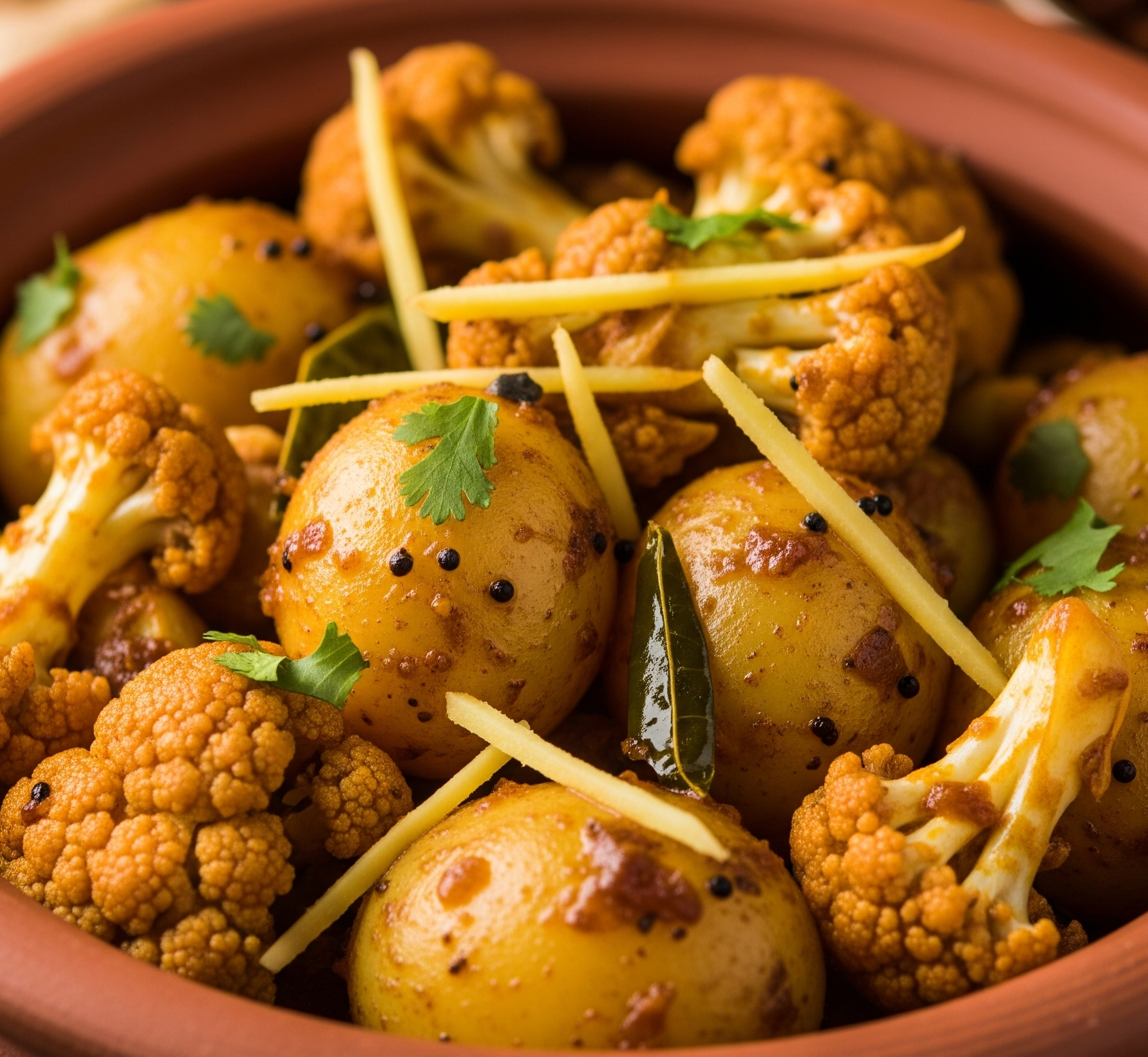 Adraki Aloo Gobhi.