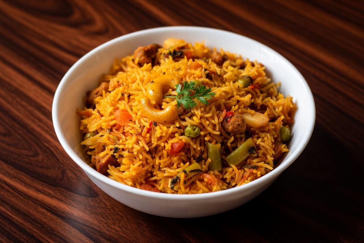 Veg Biryani.