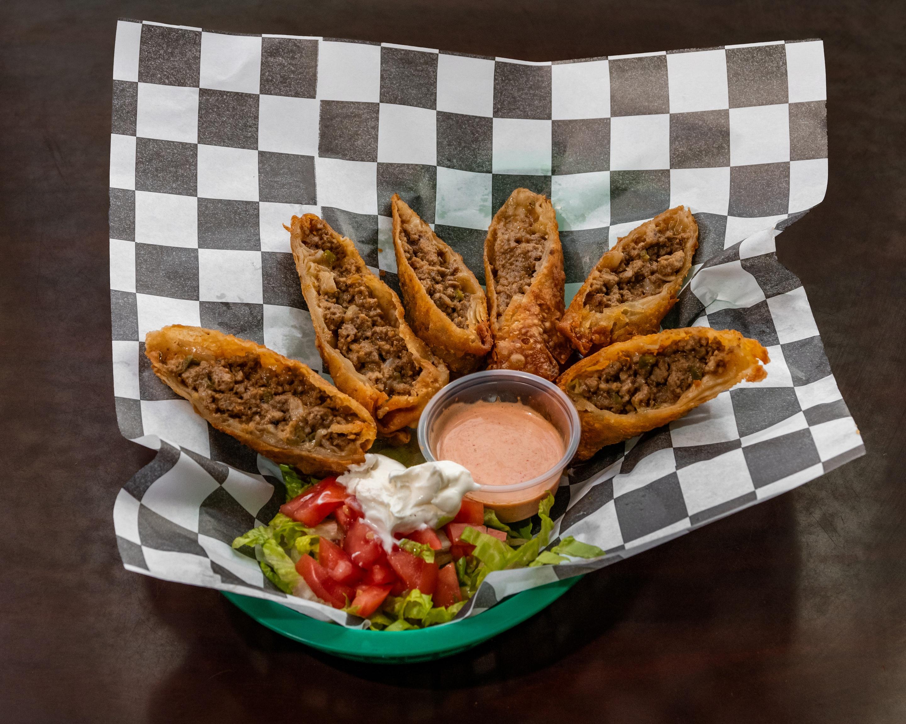 Philly Cheesesteak Eggrolls.