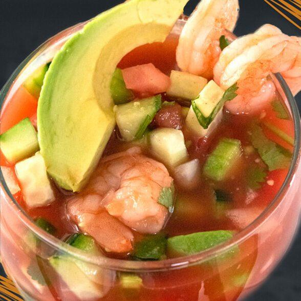 Shrimp Coctail - Coctel de Camarones.