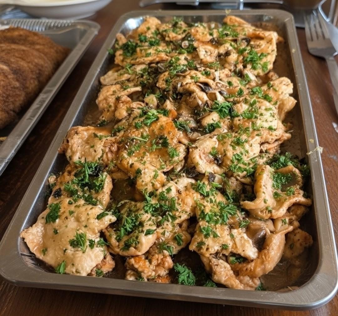 Chicken Marsala.