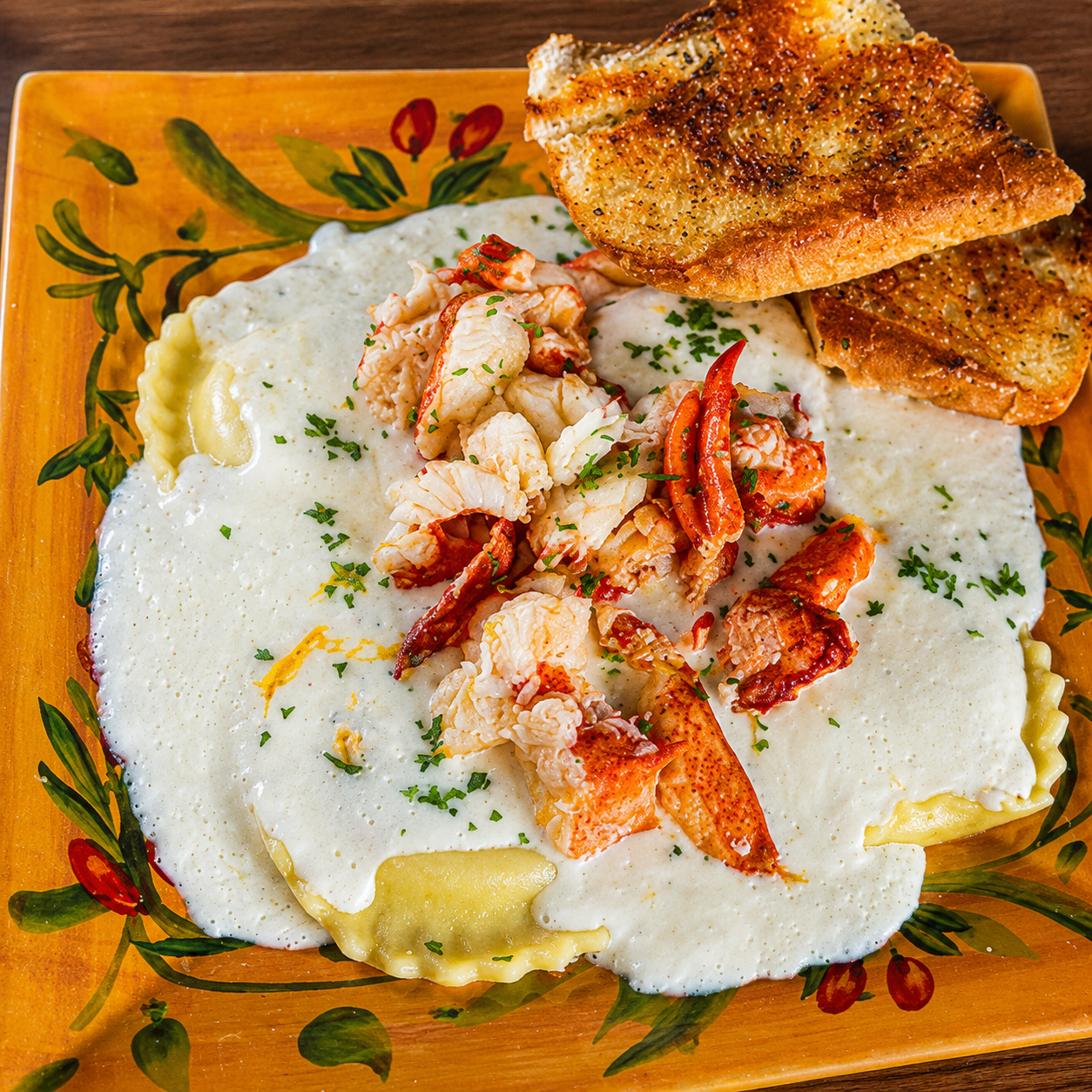 Lobster Ravioli.