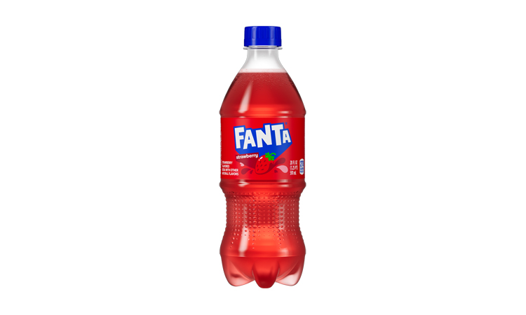 Fanta Strawberry, Bottle.