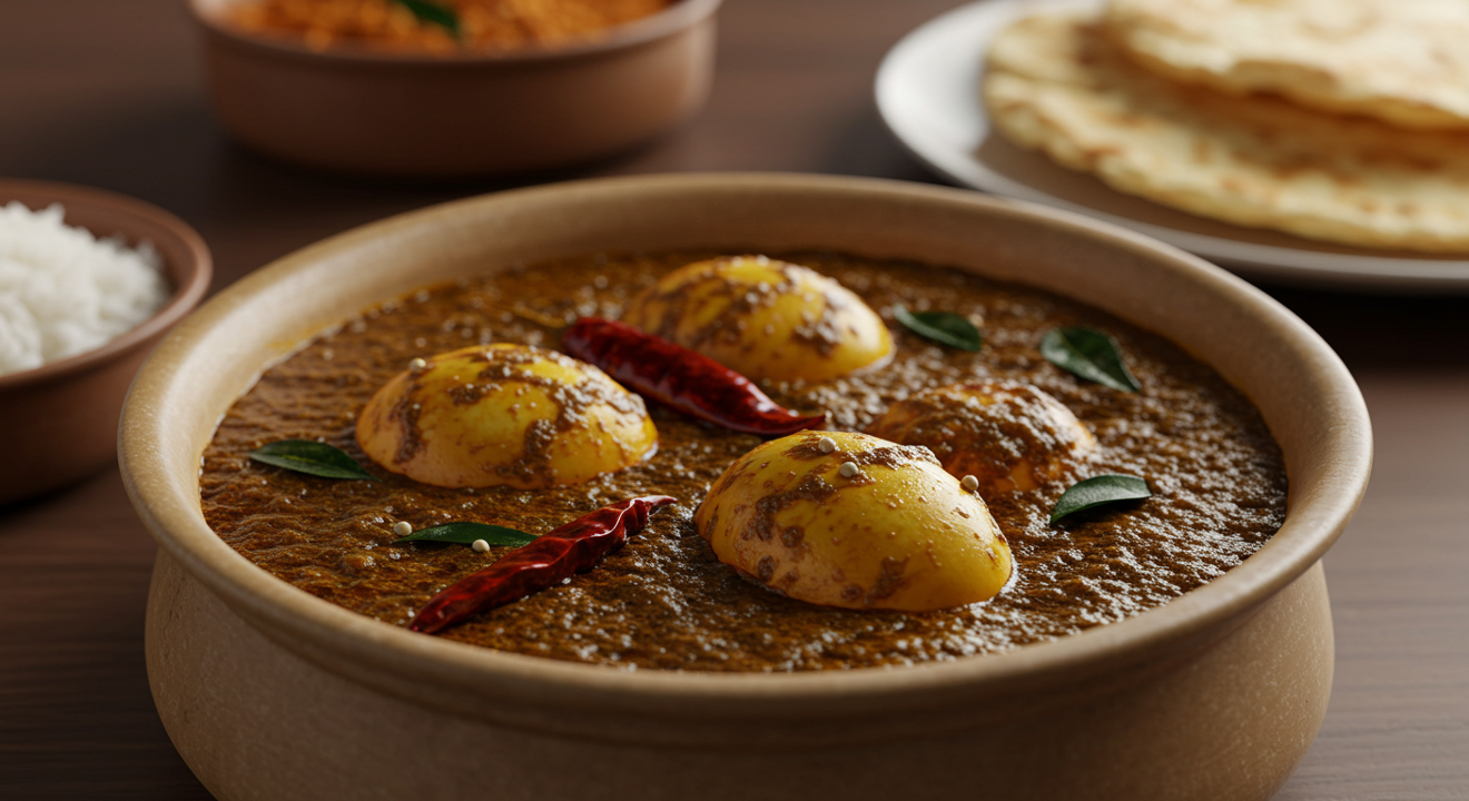 Egg chettinad.