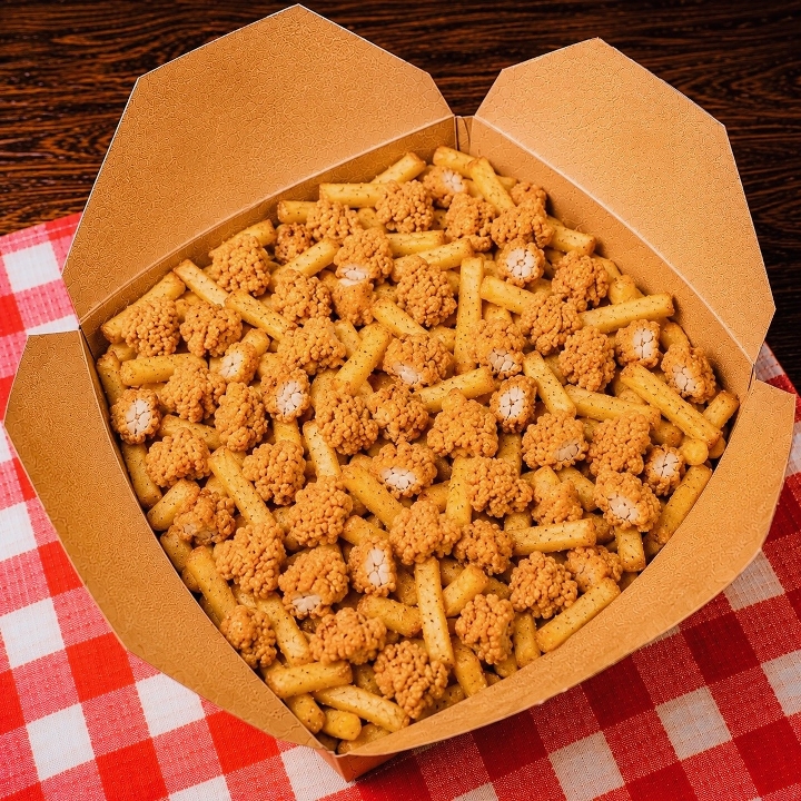 Crispy Chicken Fries Bowl.