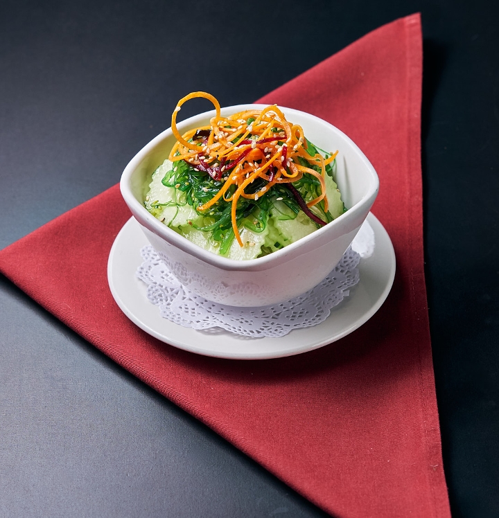 Seaweed & Cucumber Salad.