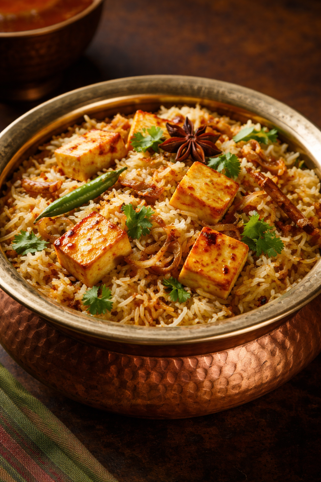 Paneer Biriyani.