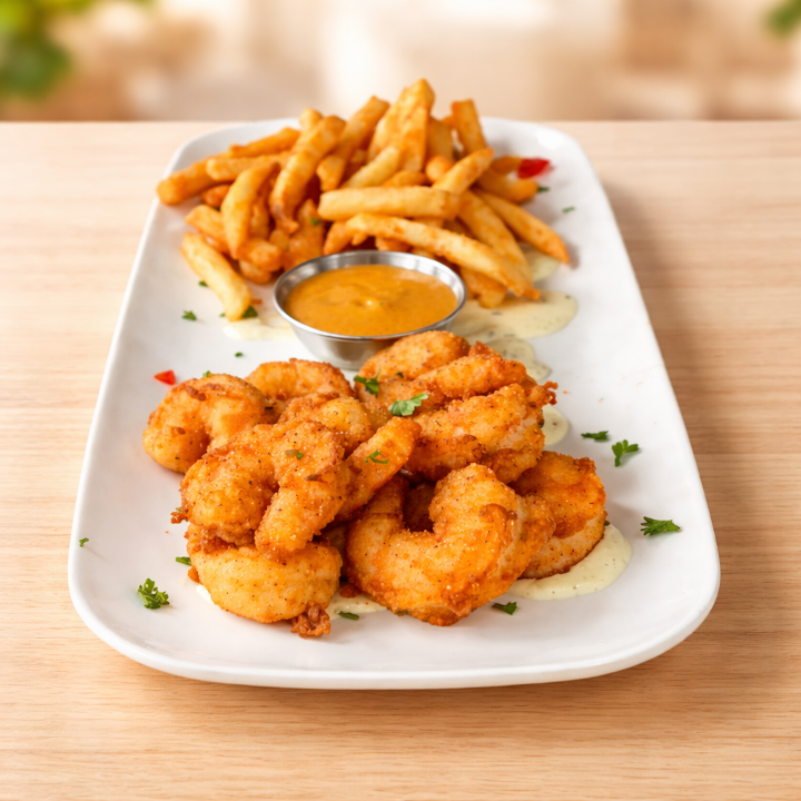 Island Shrimp & Chips.